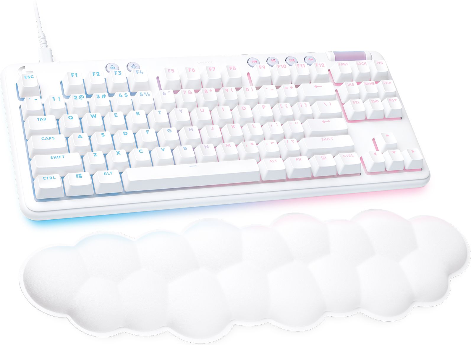 LOGITECH G713 TKL Gaming Keyboard - OFF WHITE - TACTILE (Nordic)